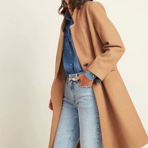 NWOT Old Navy Oversized Soft-Brushed Overcoat, Camel size M